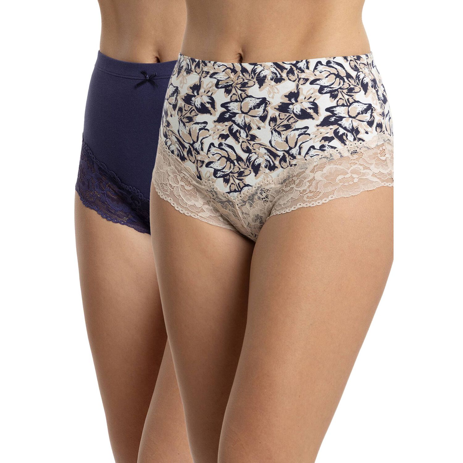 Pack 2 Pantaletas Tiro Alto Algod&oacute;n Mujer Kayser P2145053-azu5 image number 0.0