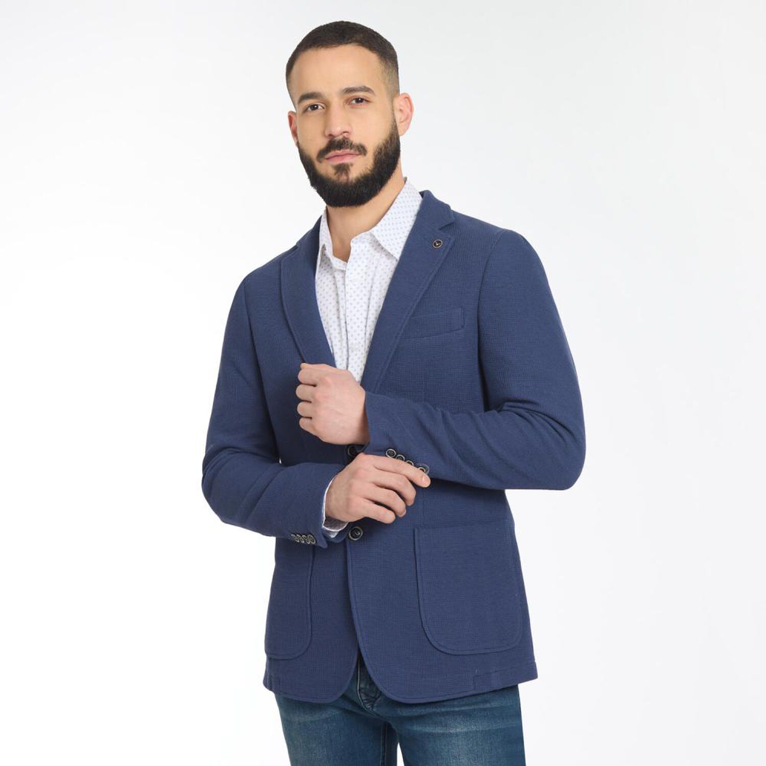 Blazer Slim Hombre Az Black image number 0.0
