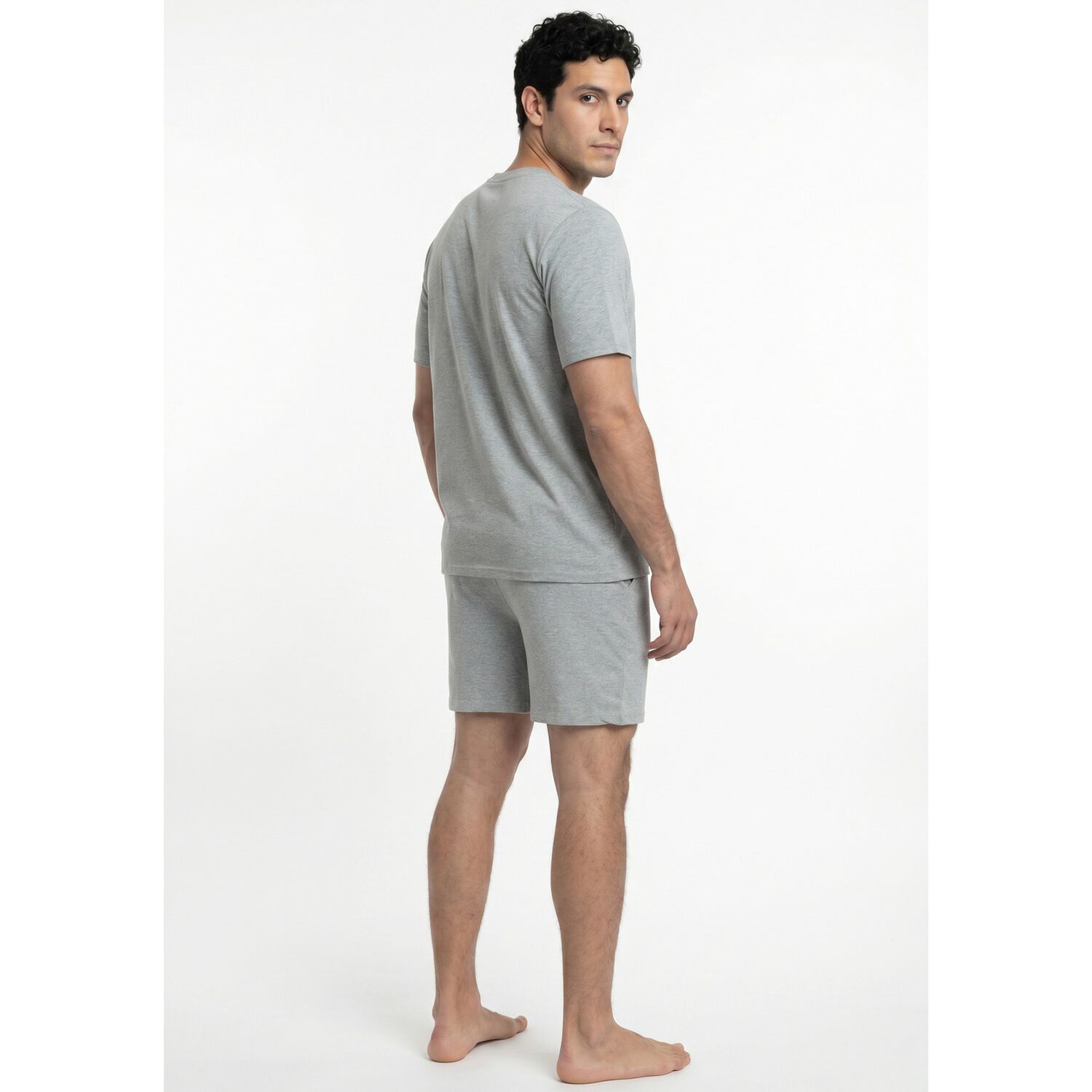 Pijama Hombre Verano 2 Piezas Algod&oacute;n Kayser 7701143-gri image number 1.0