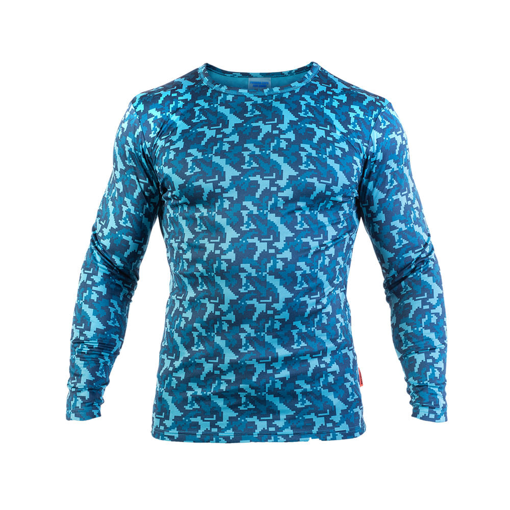 Camiseta Primera Capa Hw Hdx Camo Petroleo image number 0.0