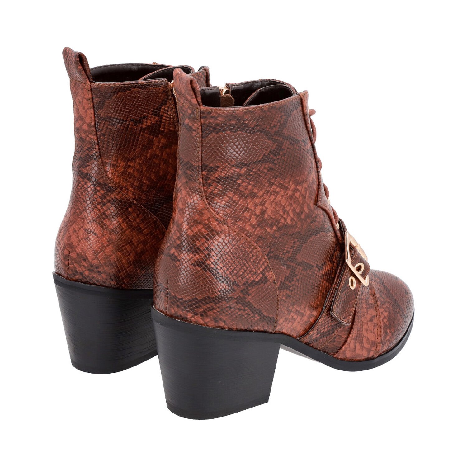 Botin Mujer Marr&oacute;n Lezzard Police image number 2.0