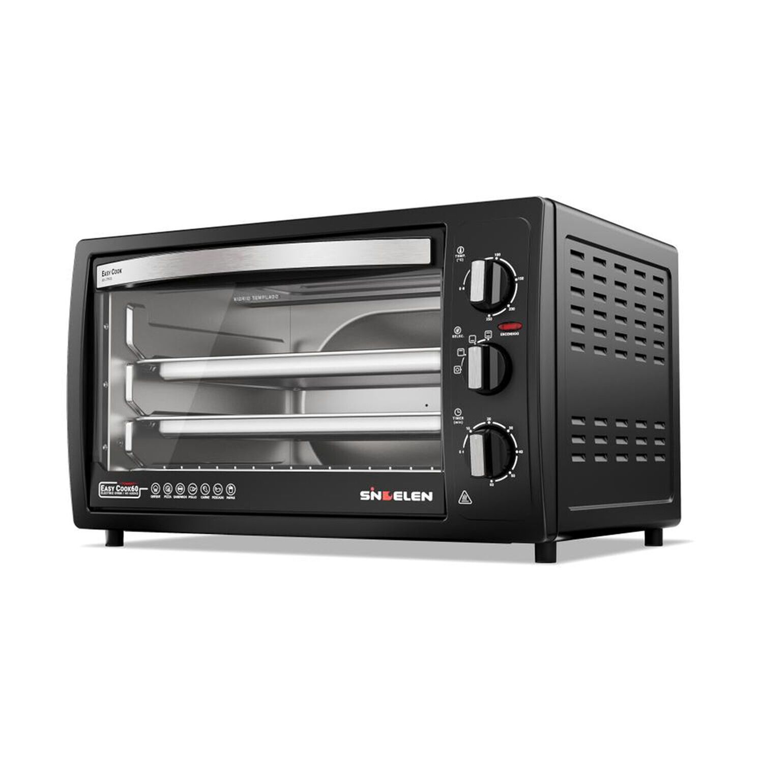 Horno El&eacute;ctrico 60 Litros Sindelen He-600ng image number 1.0