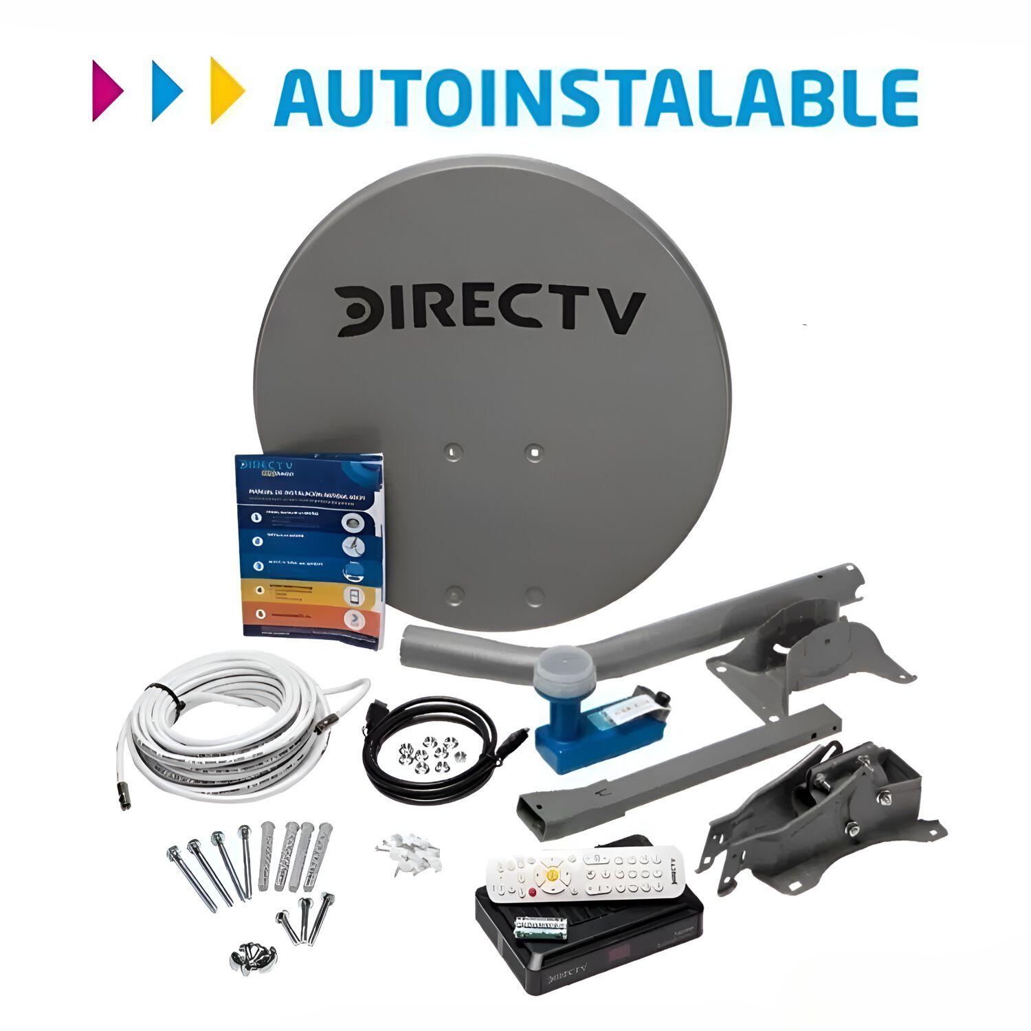 Antena Directv Prepago Satelital Hd Kit Full + 2 Directv Go image number 4.0
