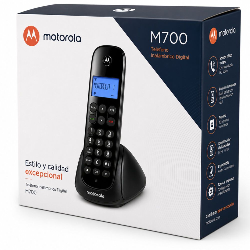 Telefono Inalambrico Motorola M700 Se&ntilde;al Hd Profesional image number 5.0
