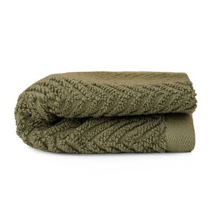 Toalla De Cara Vis Nautica 100% Algod&oacute;n 30x50cm Pieles Sensibles Verde