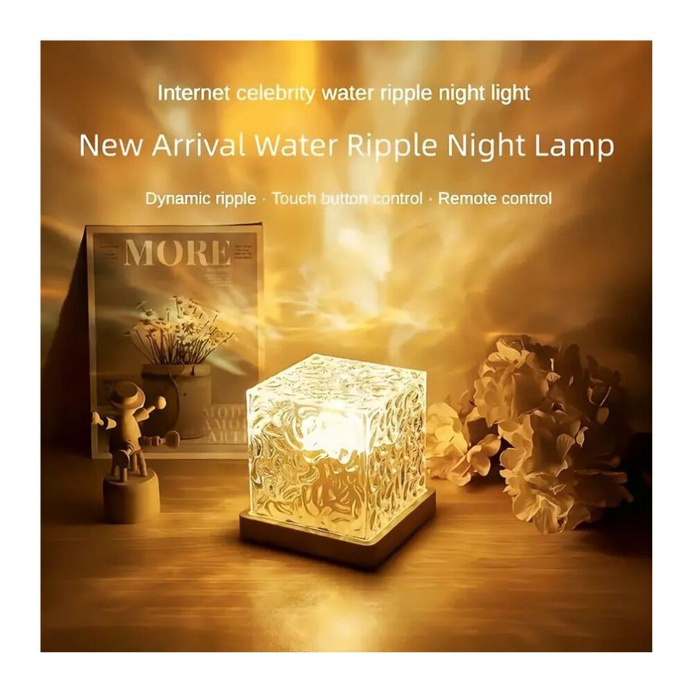 Lampara Luz De Noche Decorativa Rgb Regulable Usb De Mesa image number 2.0