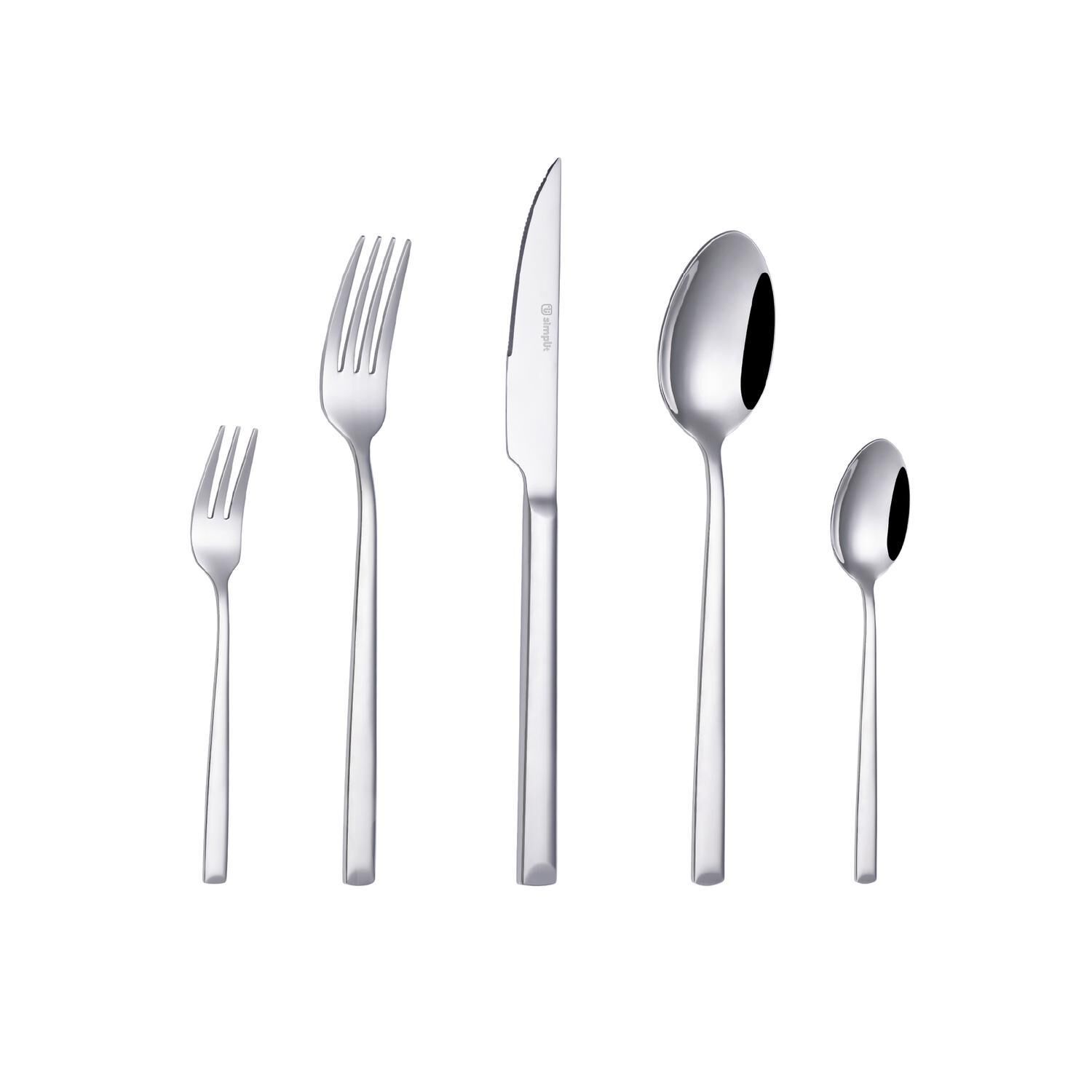 Set De Cuchiller&iacute;a 30 Pcs Cubiertos Acero Inoxidable Sicilia image number 0.0