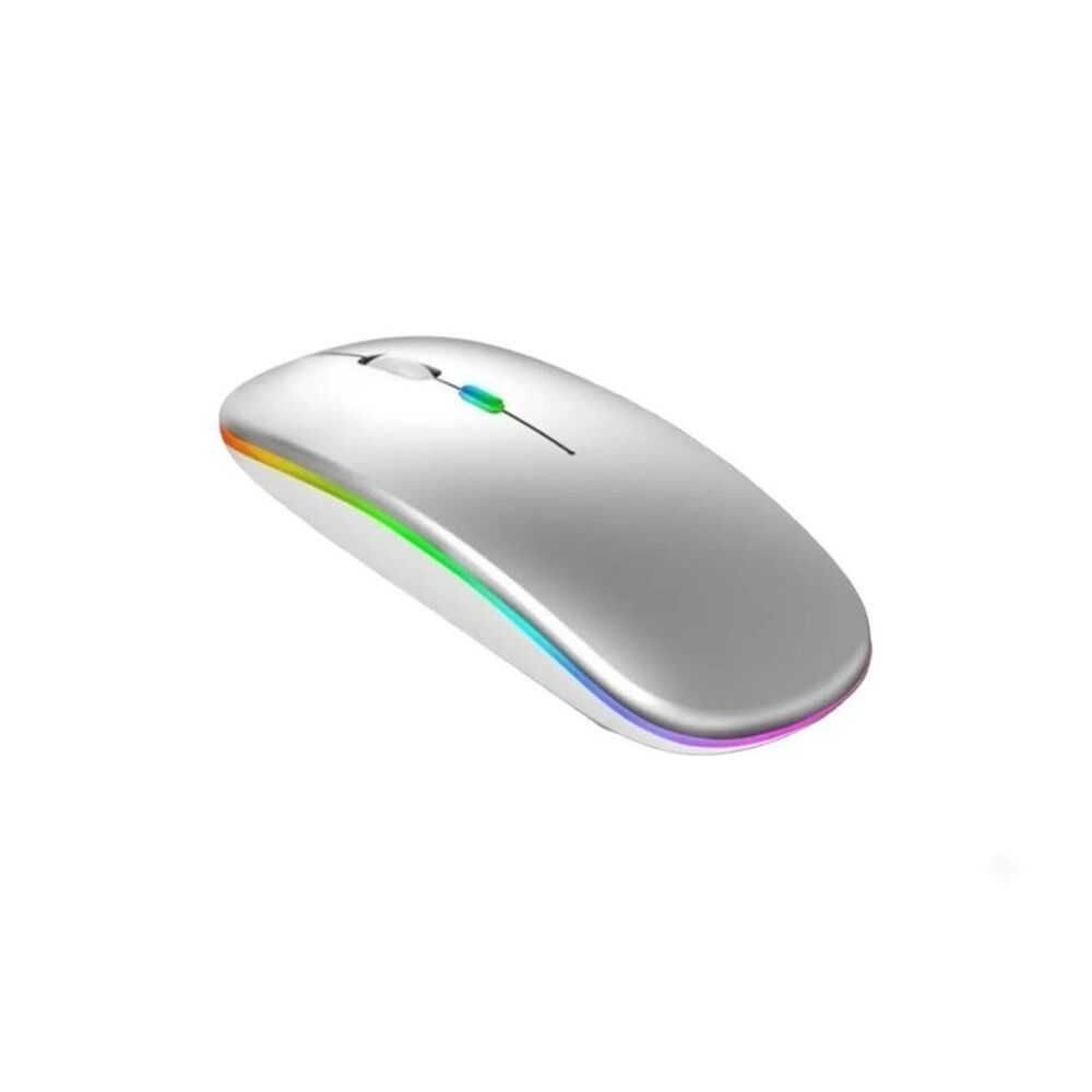 GENERICO Mouse Inalámbrico Aoas Bluetooth Usb Recargable Blanco