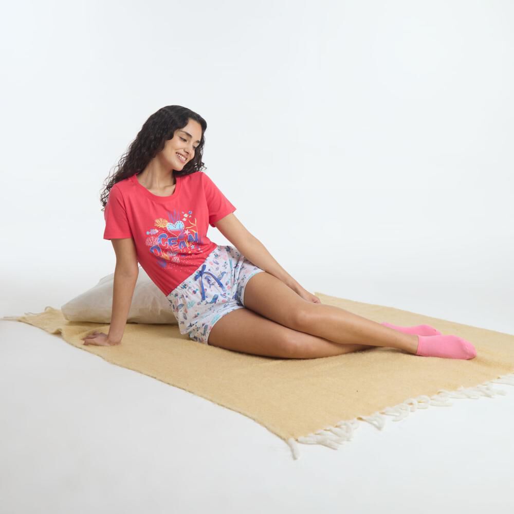 Pijama Manga Corta Mujer Freedom image number 1.0