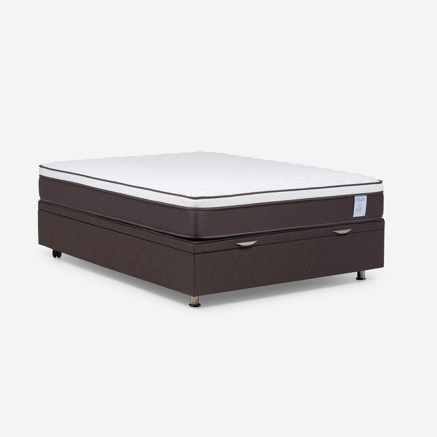 Cama Ba&uacute;l Rosen New Style 4 / 2 Plazas / Base Normal image number 2.0