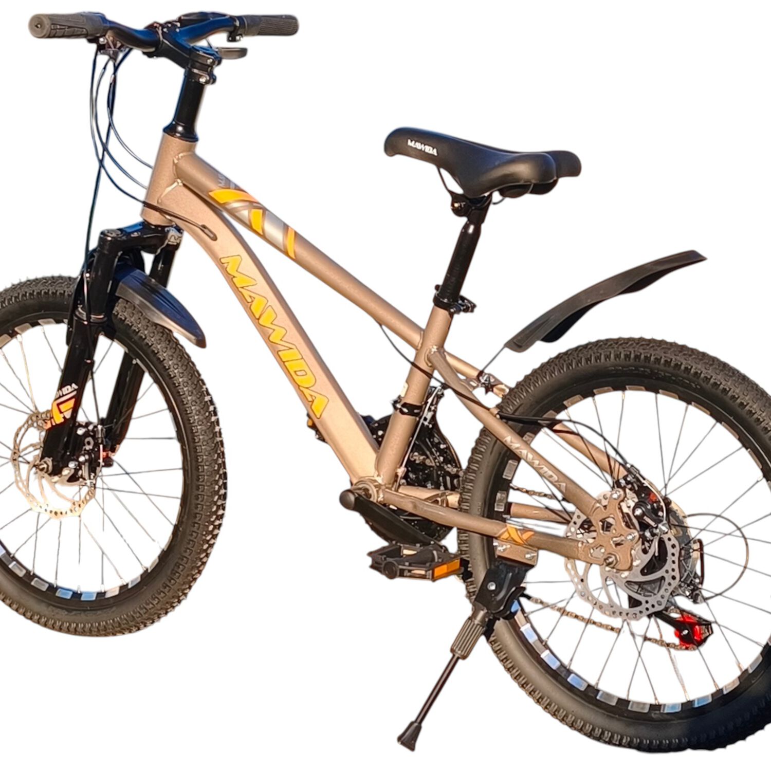 Bicicleta Aro 20 Mawida Con Freno Disco Y 21 Velocidades Gris Gold image number 5.0