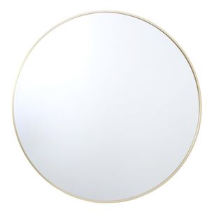 Espejo Redondo Dorado 4und 65x65cm