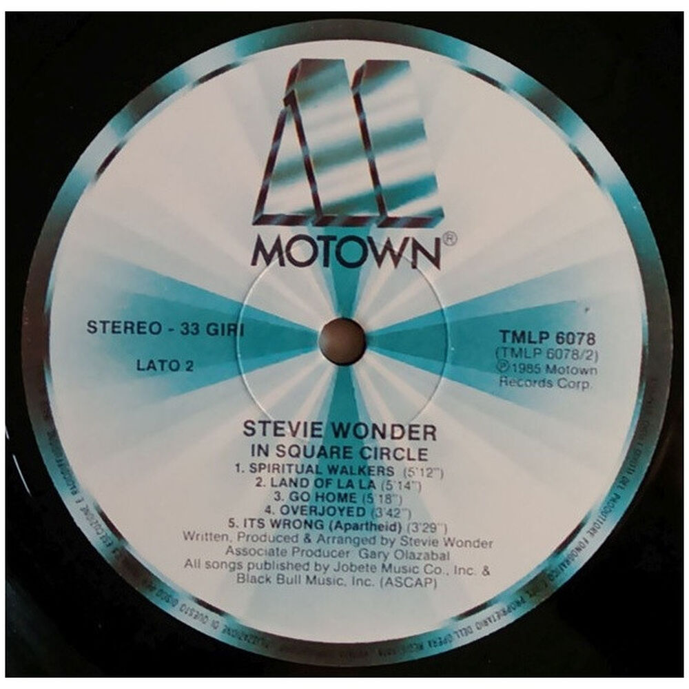 Stevie Wonder - In Square Circle | Vinilo Usado image number 2.0