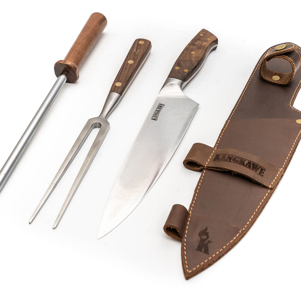 Trilogia En Cuero: Pincho Pro + Cuchillo Catemu + Astil image number 2.0