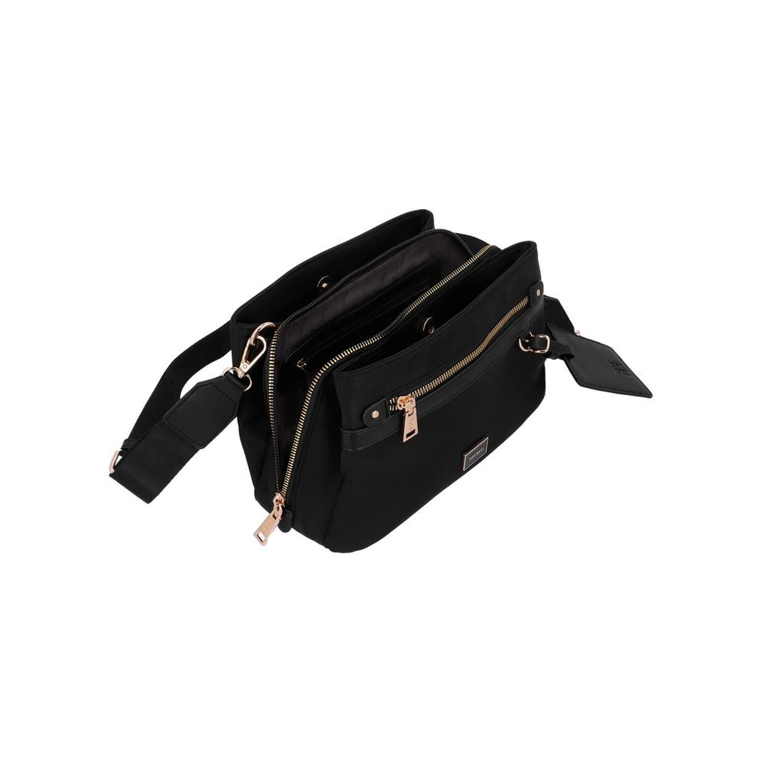 Bandolera Secret Lucerna St6 S Negro image number 3.0