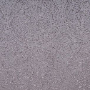 Set Cortinas Jacquard Argolla 140x220 Mandala Texturada Taup