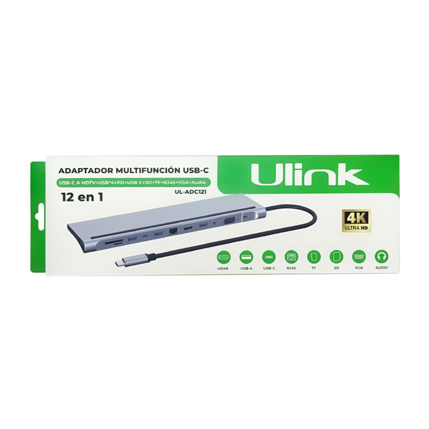 Ulink Hub Adaptador Multipuerto Usb C 12 En 1 image number 4.0