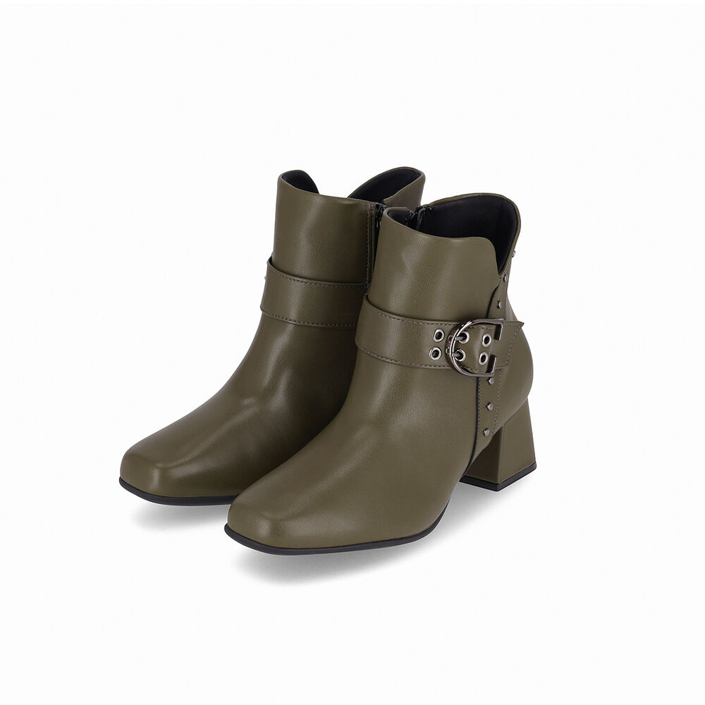 Bota Mujer Verde Militar Estela Piccadilly image number 1.0