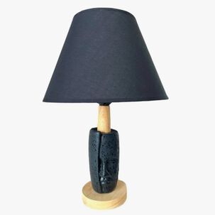 Lampara De Velador Minimalista Negra