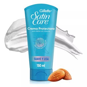 Crema De Afeitar Gillette Satin Care Aceite Almendras 150ml