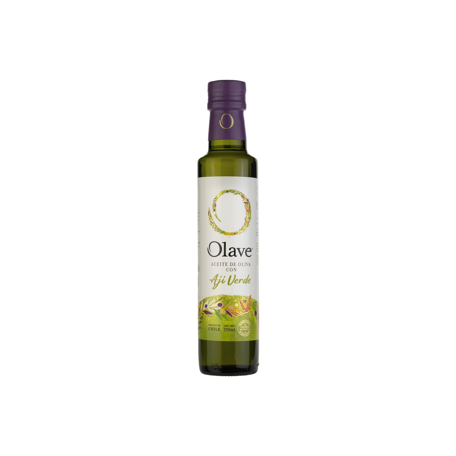 Aceite Oliva Extra Saborizado Olave Aji Verde 1 X 250 Ml image number 0.0