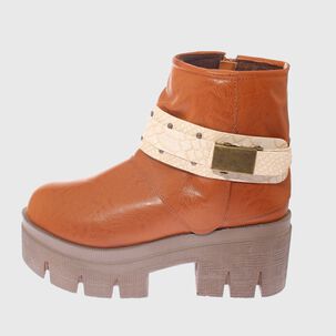 Bot&iacute;n Kaki V&iacute;a Franca Art. 5sg2035crocokaki