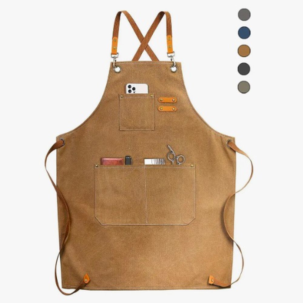 Pechera Delantal Barbacoa Marron image number 0.0