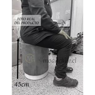 Puff Redondo Terciopelo Fancy