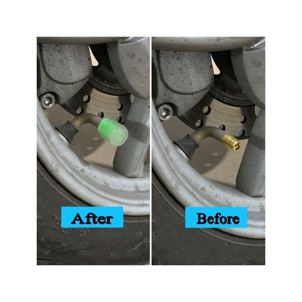 Tapas De V&aacute;lvulas Automovil Bici Scooter Moto Luminosas 4u image number 3.0