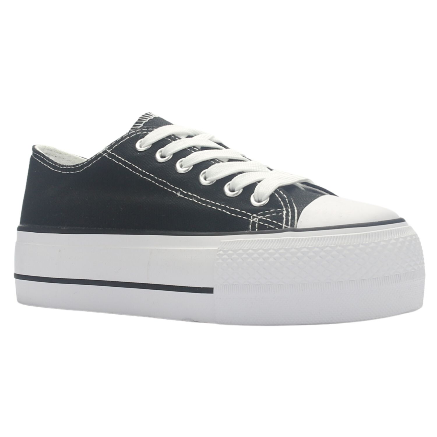 Zapatilla Mujer Chalada Cruni-1 Negro Urbano image number 2.0