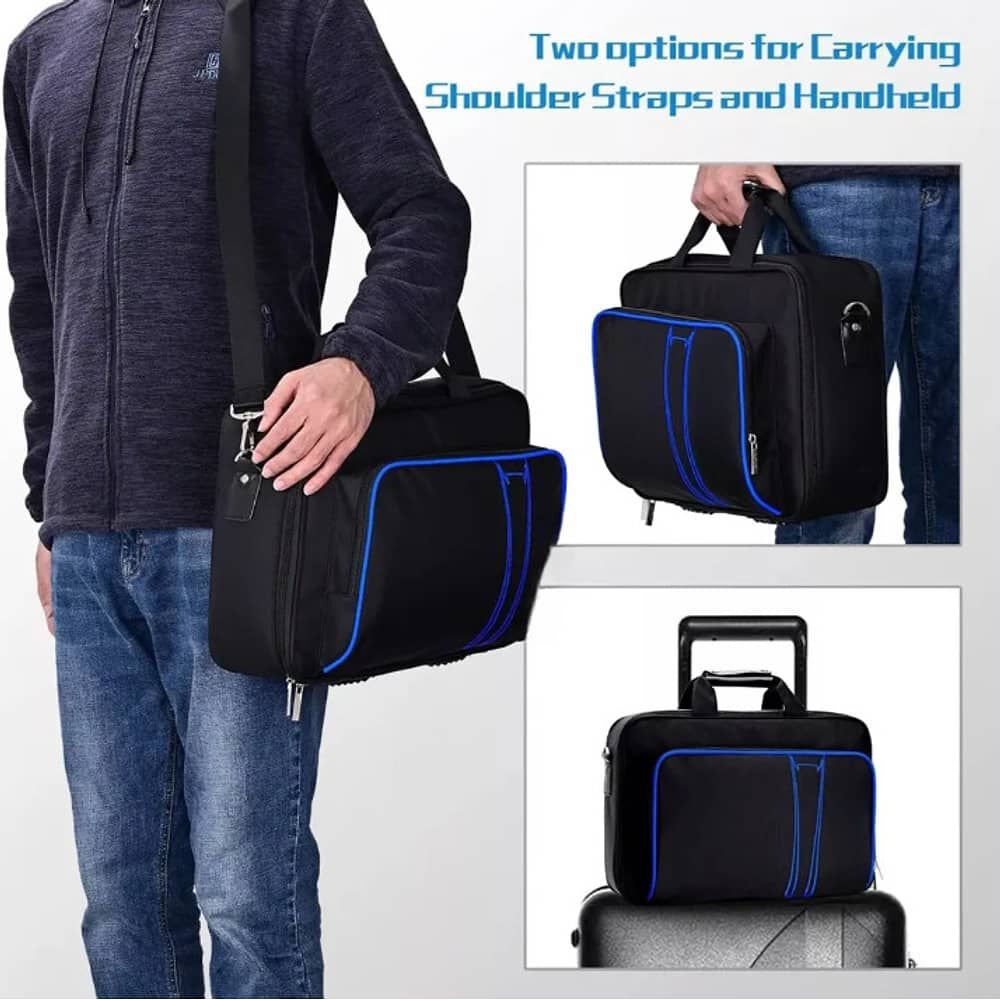 Bolso Antigolpes Viaje Compartimiento Para Consola Ps5 image number 4.0