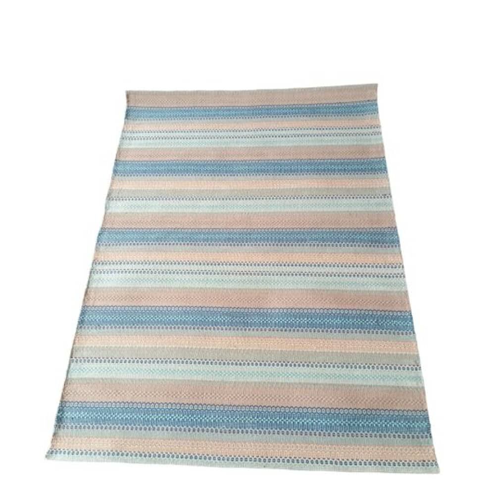 Alfombra Kelim Mediana Turquesa image number 2.0