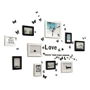 Marcos Foto Decorativos Pared 10 Piezas Diseño Moderno