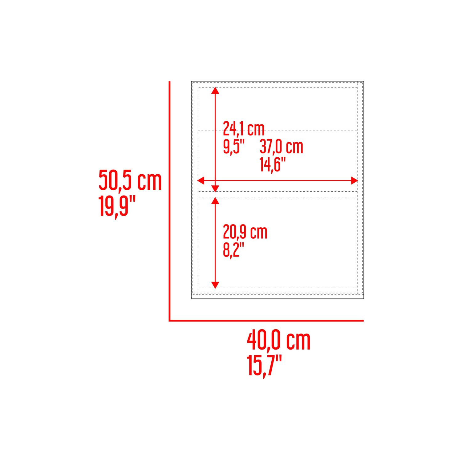 Botiquin De Ba&ntilde;o 1 Puerta 50x40x12 Cm Blanco image number 7.0
