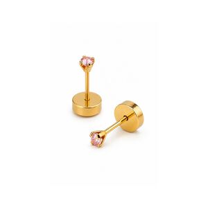 Aros Abridores Chispas 2mm No1 Oro 18k Circ&oacute;n Beb&eacute; Ni&ntilde;a