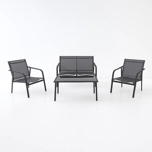 Juego De Terraza Aero 3 Sof&aacute;s Y 1 Mesa De Centro