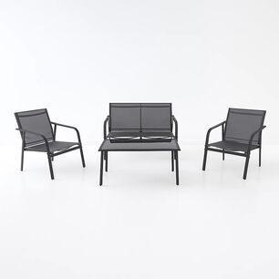 Juego De Terraza Aero 3 Sof&aacute;s Y 1 Mesa De Centro