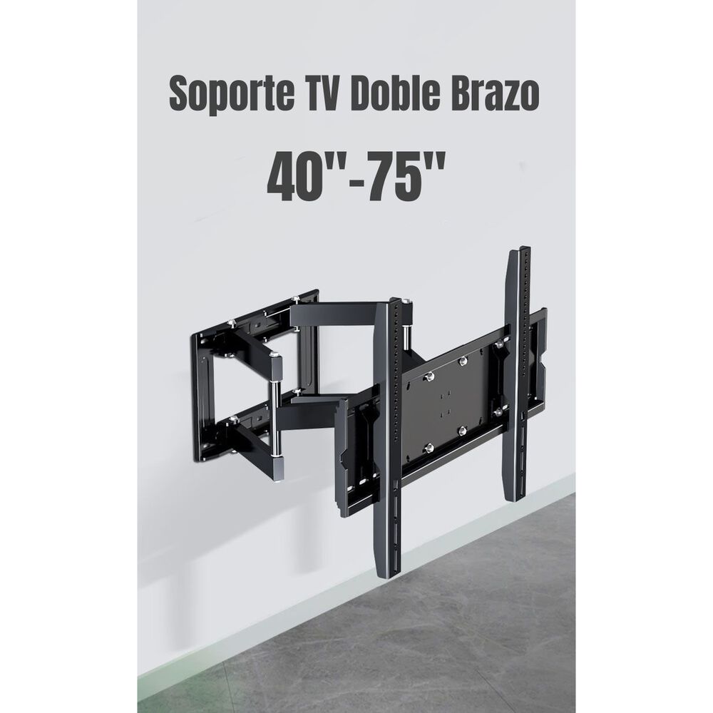 Soporte Tv Ajustable Doble Brazo 40'' A 75'' By Lubabycas image number 3.0