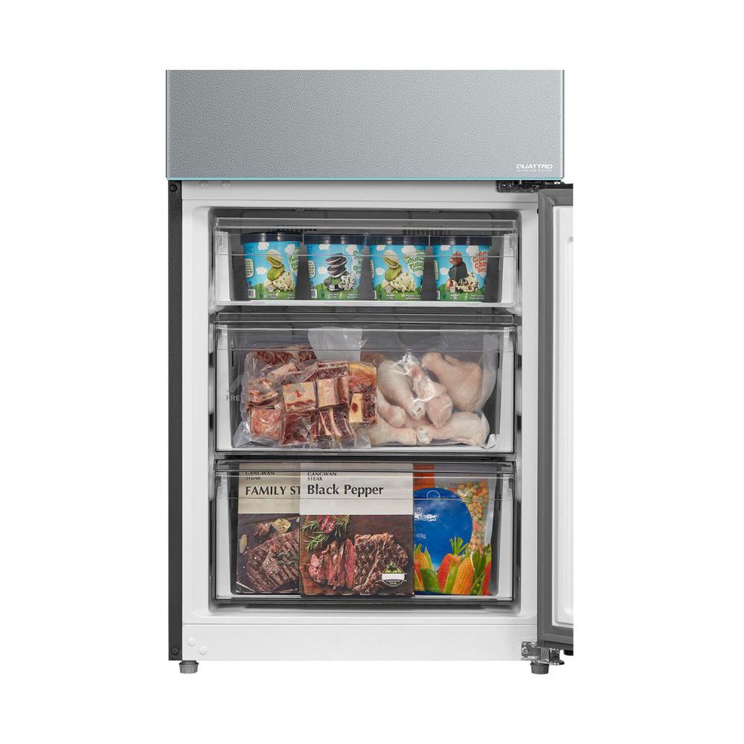 Refrigerador Bottom Freezer Midea Mdrb457fge50 / No Frost / 330 Litros / C image number 14.0