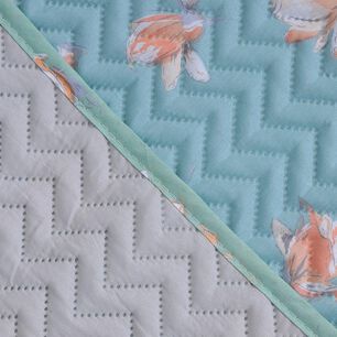 Cubrecama Quilt Estampado 1.5 Plazas Barraquitas