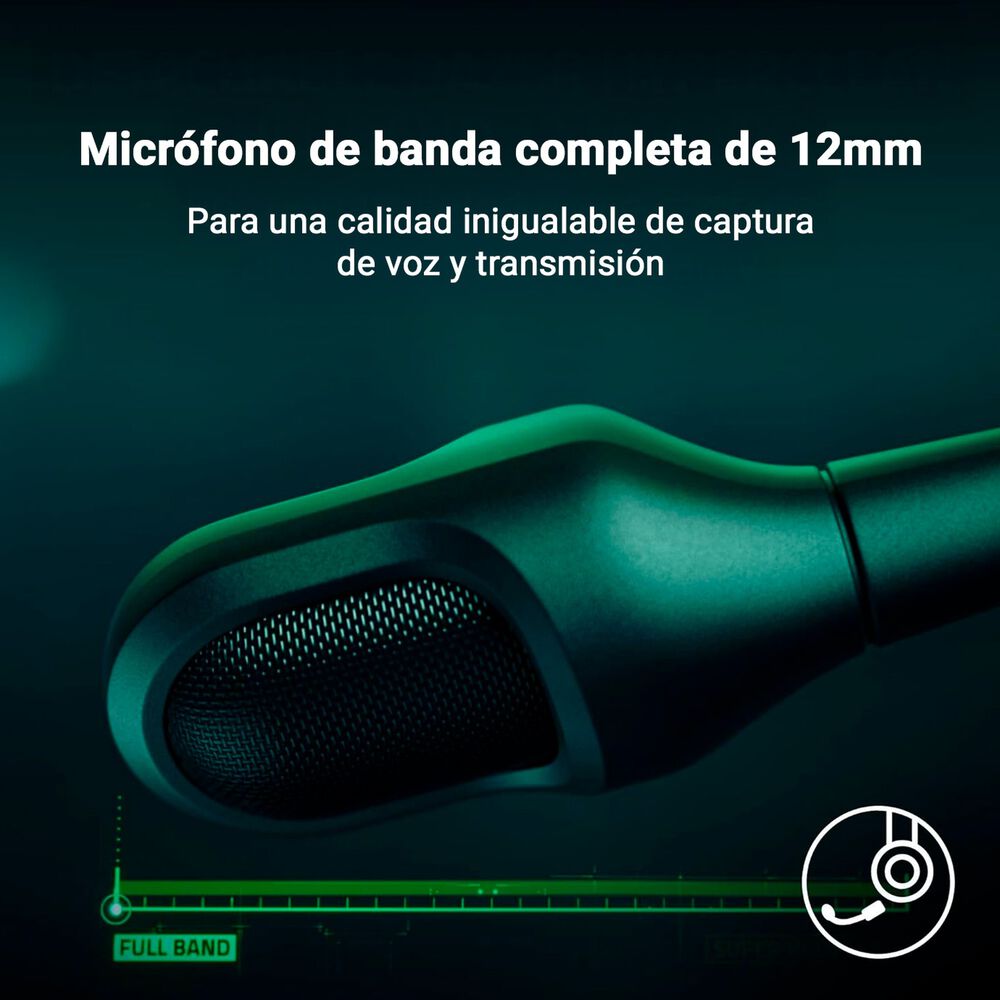 Aud&iacute;fonos Gamer Inal&aacute;mbricos Razer Blackshark V3 Pro Negro image number 4.0