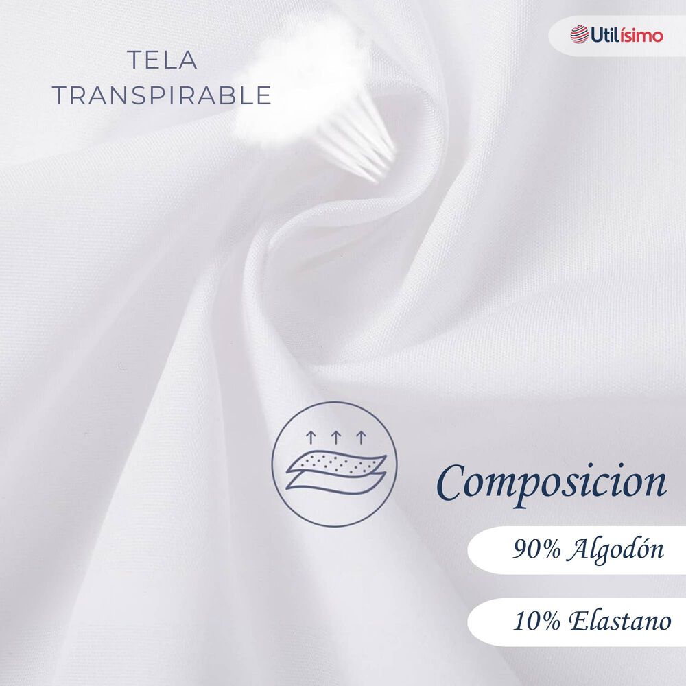 Pack 3 Camisa Escolar Blanca Manga Larga Colegio Para Ni&ntilde;os image number 8.0