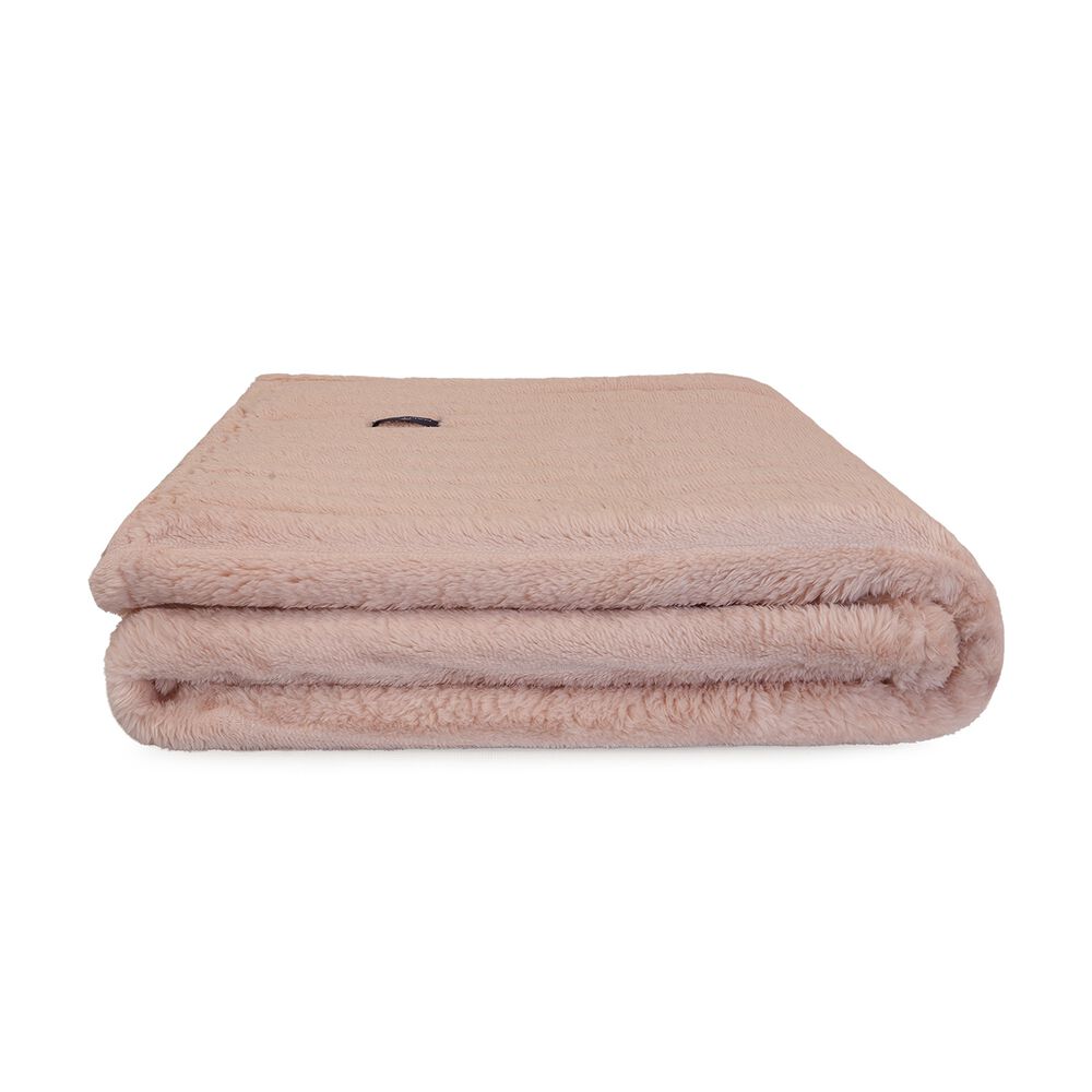 Manta De Cama Nautica Home Jacquard Franela Ultrasuave 127x178cm Rosa image number 3.0
