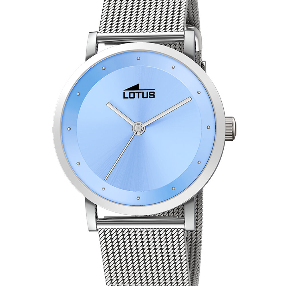 Reloj 18790/4 Lotus Celeste Mujer Trendy image number 0.0