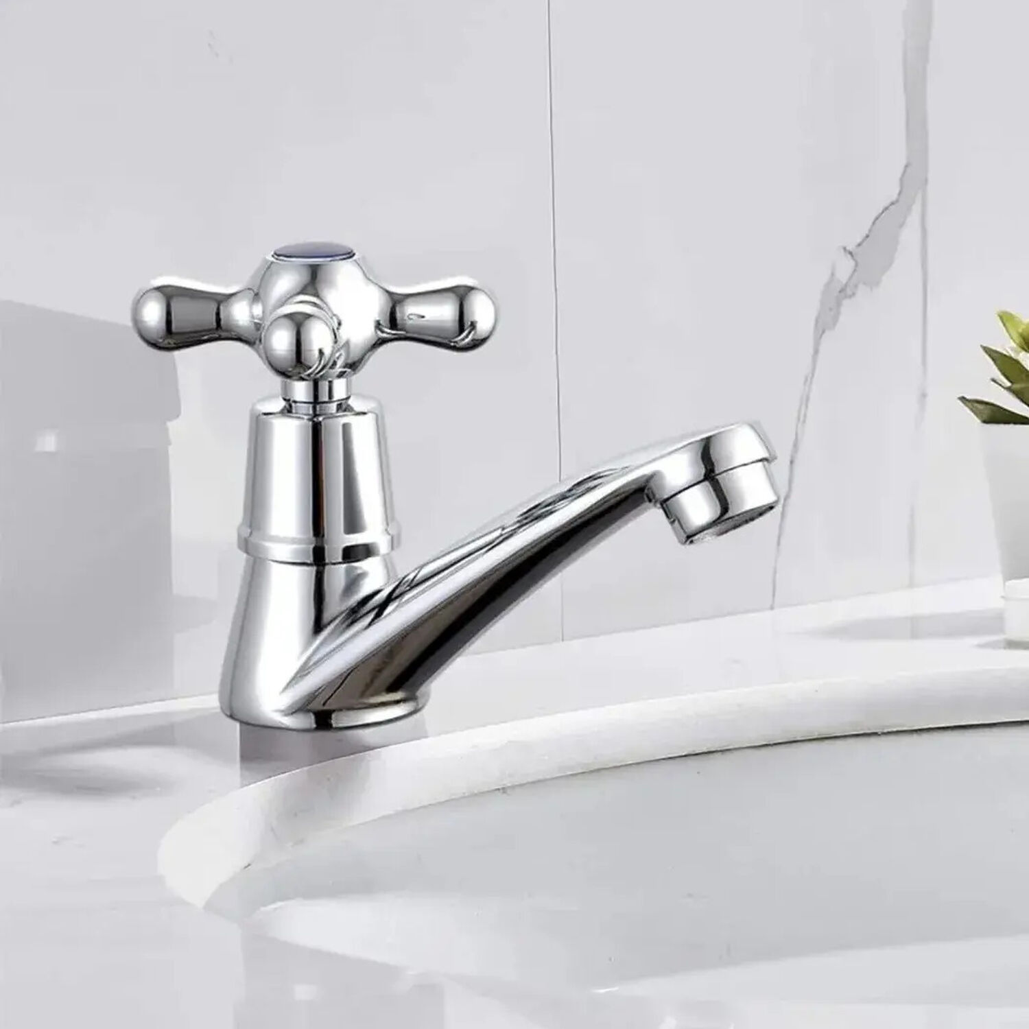 Llave Grifo Para Lavatorio Modelo Miami Cruz Marca Pmb image number 0.0