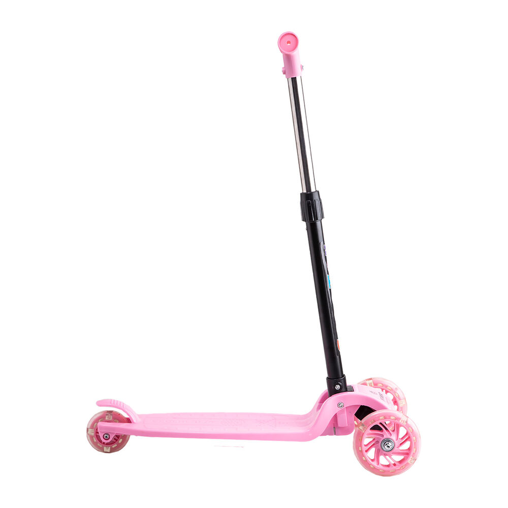 Scooter Monopatín 2 En 1 Con Asiento Niña Plegable Xt04 Rosa image number 2.0