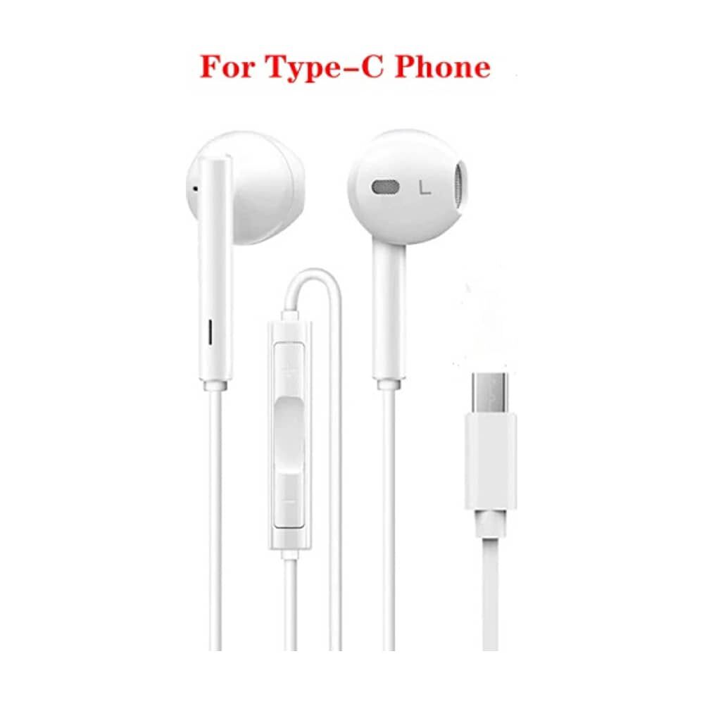 Aud&iacute;fonos Con Cable Y Microfono Entrada Tipo C Compatible Para Smartphone Celulares image number 3.0