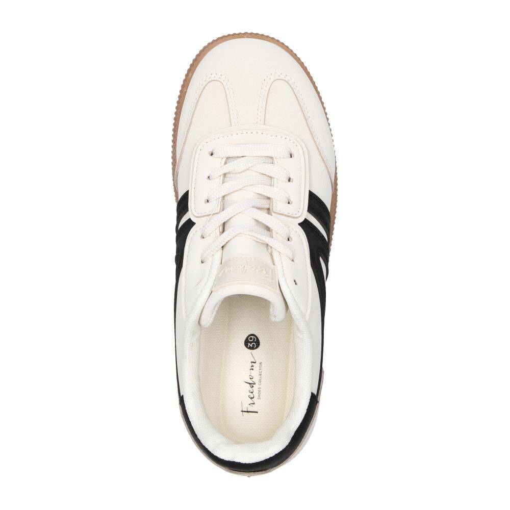 Zapatilla Urbana Mujer Freedom Beige image number 4.0