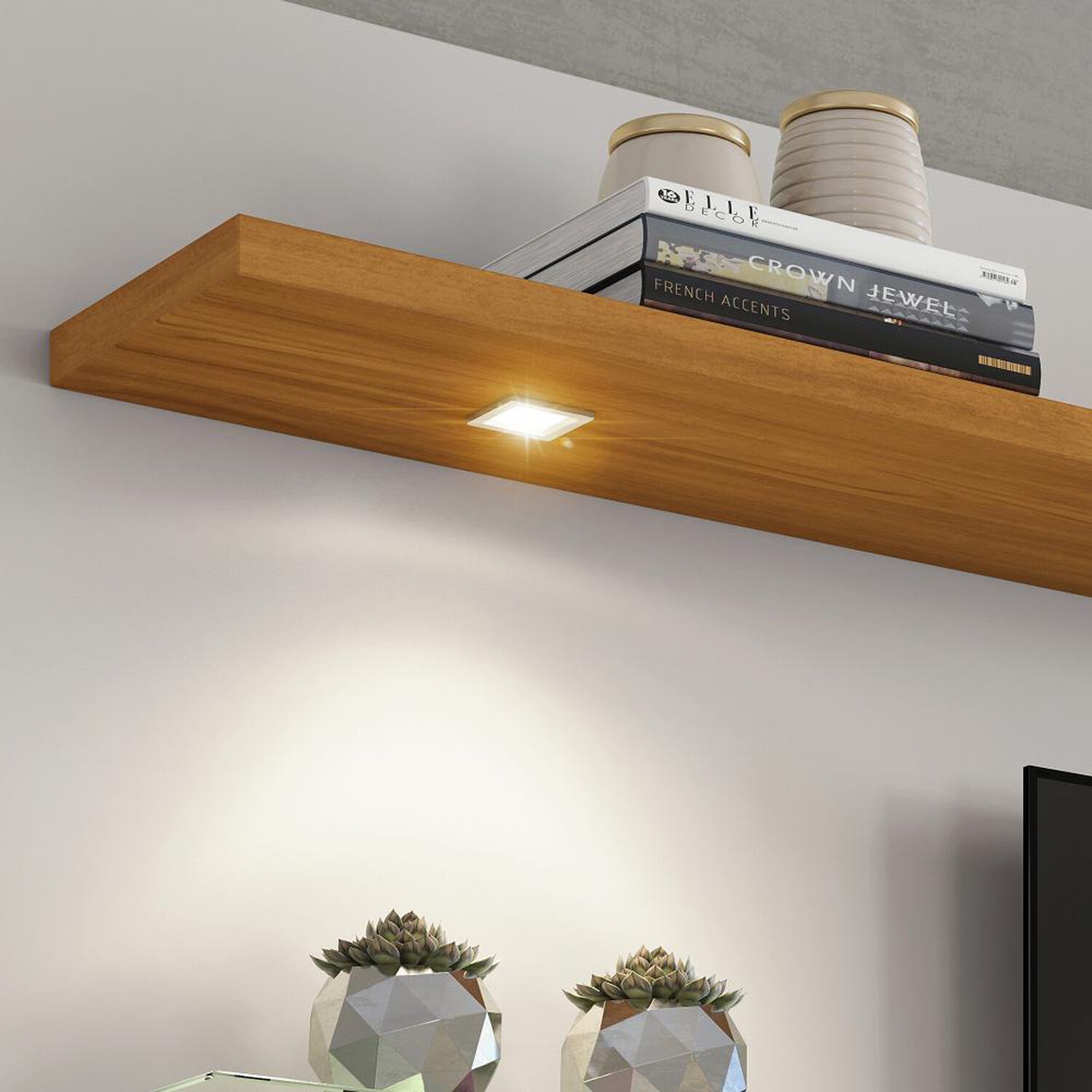 Panel Tv Home Mobili Cavadia / 2 Repisas image number 4.0