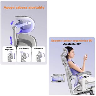 Silla De Escritorio Reclinable Reposapies Q9 By Lubabycas